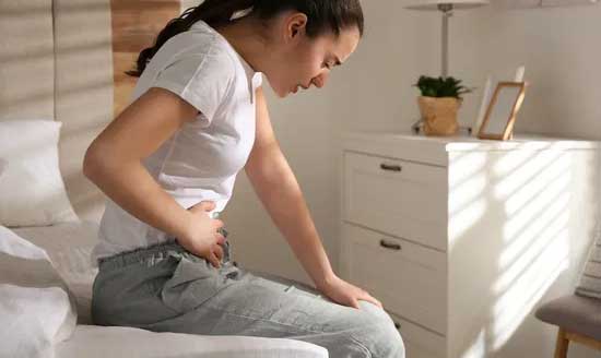 Mujer con síntomas de obstrucción intestinal